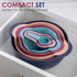 COOK WITH COLOR 8 Piece Nesting Bowls Set - Includes Mixing Bowls, Colander, Sifter, Measuring Cups, Navy