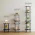 Storage,2-Tier Nursery,1 Small Modern Oval Side Table with Side Tables Living Room,Sturdy Nightstand for Small Space