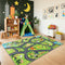 Zoo Adventure Kids Car Rug, Cute Animal Play Mat with Non-Slip Backing,