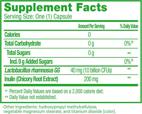 Culturelle Daily Probiotic Capsules | 30 CT | 1 Month Supply | Most Clinically Studied Probiotic Strain for Men & Women