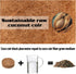 ZeeDix 50pcs Compressed Coco Coir Fiber, 50mm Potting Soil for Indoor and Outdoor Plants