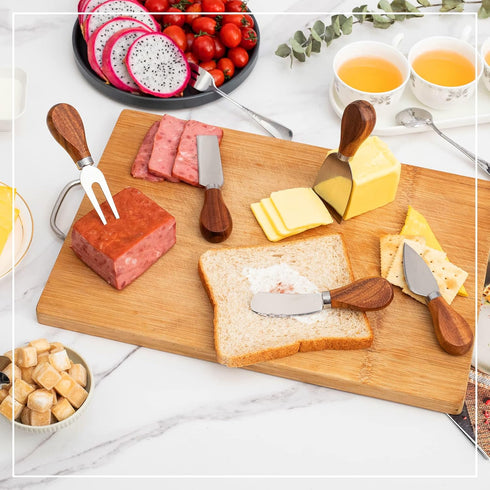 Charcuterie Accessories 20 Pcs, Cheese Spreaders, Mini Serving Spoons, Forks, and Tongs for Charcuterie Board