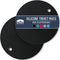 BTaT Silicone Trivet Mats, 2 Pack, Black, Round Silicone Hot Pads for Kitchen, Trivets for Hot Pots and Pans