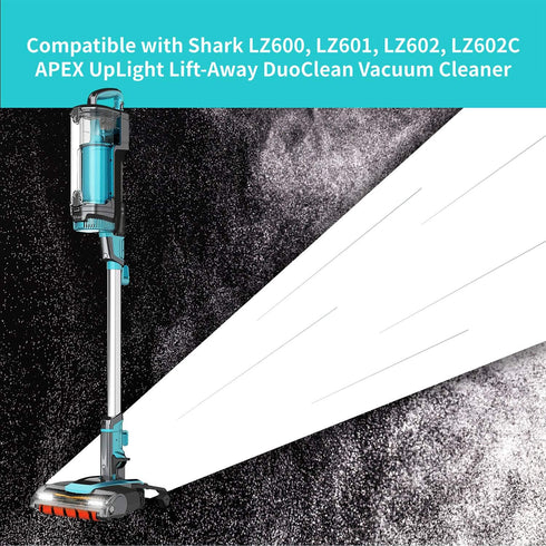 Leemone Replacement Parts for Shark LZ600 LZ601 LZ602 LZ602C APEX UpLight Lift-Away Vacuum Cleaner, Filters & Brush Roll