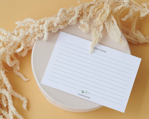 Premium Recipe Cards: Double-Sided 4x6 Inches, Set of 50 Thick Blank Recipe Cards for Bridal Showers and Weddings