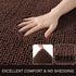 LOCHAS Luxury Bathroom Rug Shaggy Bath Mat, 20 x 30 Inch, Washable Non Slip Bath Rugs for Shower, Soft Plush Chenille