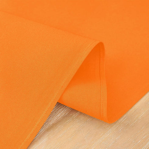 2 Pack 12 48 Inch Orange Small Short Table Runner x Solid Color Runners Coffee Table Dresser for Daily Party Home