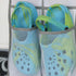 Over The Door Shoe Organizer | Hanging Shoe Hanger with 12 Large Clear Mesh Pockets for Narrow Closet Door, 2 Pack