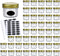 Encheng 4oz Glass Jars with Regular Lids, Mini Wide Mouth Mason Jars, Clear Small Canning Jars with Gold Lids (40 Pack)