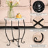 Taofwter 14" Side Tables for Patio, Indoor Outdoor Metal Side Table for Poolside Bistro Balcony Yard Porch Bedside