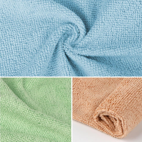 Set 50 Pack, 12x12 Inch, Orighty Washcloths Bulk Towels Highly Absorbent and Soft Feel Microfiber Face Cloths