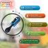 Dairy Blue Heavy Duty Silicone Basting Spoon - Mixing and Serving Utensil with Ergonomic Handle for Cooking and Baking