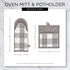 DII Buffalo Check Kitchen Collection - Classic Farmhouse Kitchen Set, Potholder, 2 Piece, Pink & White