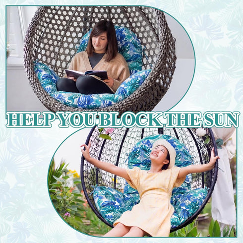 2.58 Hammock Color,1 Tudomro Egg Chair Cushion Filling kg Replacement Rocking Wicker Chair Cushions High Back Swing Egg