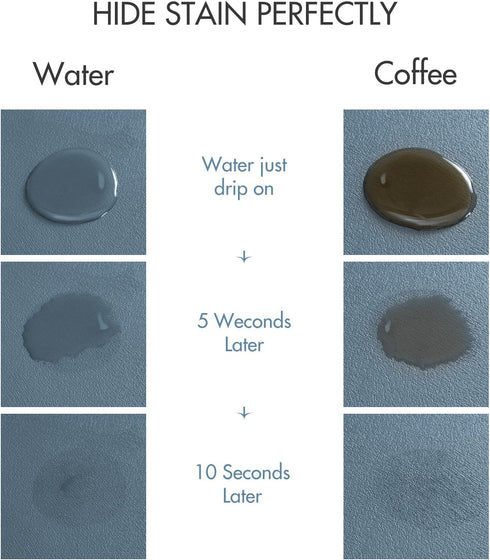 Drying Mat for Kitchen Countertops, Coffee Mat Hide Stain Rubber Backed Absorbent Dish Drying Mat (Blue, 12"x16")