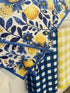Summer 16x24 Inches (Set 3) Cerise Lemon Kitchen Towels - Premium Quick Dry Microfiber Cloth Spring & Dish Towels