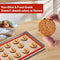 Silicone Baking Mat Set of 6, Non-Stick Food Grade Reusable Baking Mats, Round & Square Cake Mat, Easy Clean