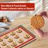 Silicone Baking Mat Set of 6, Non-Stick Food Grade Reusable Baking Mats, Round & Square Cake Mat, Easy Clean