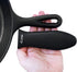 Silicone Hot Handle Holder + Assist Holder, Potholder (2-Pack Mix Black) for Cast Iron Cookware