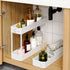 3 SPACEKEEPER Slim Rolling Storage Cart, Tier Bathroom Storage Organizer Laundry Room Utility Cart Mobile Shelving