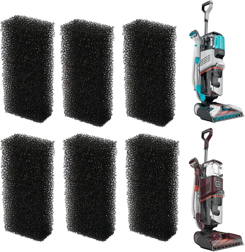 6 Pack EX201 Foam Filter, Compatible with Shark CarpetXpert Upright Carpet EX201, R-EX200, EX150, EX151