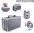 CD/DVD Case Holder, 128 Capacity Media Wallet, Storage Organizer for CD VCD Booklet (Silver)