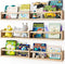 Fixwal Nursery Bookshelves, 32in Floating Bookshelves for Wall Set of 3, Wood