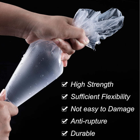 Piping Bags, Pastry Bags 12 Inch 100pcs, Disposable Icing Piping Bags for Cookie/Cake Decorating Supplies