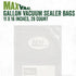 LEM Products MaxVac Gallon Vacuum Sealer Bags, 11 x 16 Inches, 28 Count
