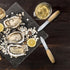 Oyster Shucking Knife - 12 Pack with Comfort Wood Handle, Professional Grade Cut Resistant Gloves