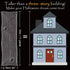 Whaline Halloween Creepy Cloth 32.8 x 2.5ft Decor Drape for Doorways Entryways Haunted House Party