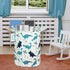 LANGYASHAN Laundry Basket - Canvas Fabric Collapsible Organizer for Storage Bin, Toy Bins, Gift Baskets (Full Dinosaur)