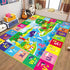 5X7 FT Kids Rug for Playroom, Play Mat with ABC & Animals