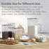 8 CHEFSTORY Airtight Food Storage Containers with Lids, PCS Plastic Storage Canisters for Kitchen & Pantry