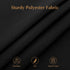 2 Pack 36X36 Inch Small Square Table Cloth Black Washable Fabric Tablecloth Polyester Solid Table Cover for Night Stand