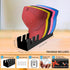 Acrylic Hat Organizer for Baseball Caps, 2 Pack No Install Stand, Storage Rack for 14 Baseball Hats (Black)