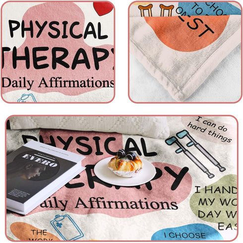 Givetoyou 60inx50in Physical Therapist Gifts, Gifts for PT On National Physical Therapy Month, Birthday Christmas