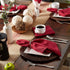 DII Variegated Tabletop Collection Napkin Set, 20x20, Tango Red, 6 Piece