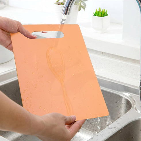 Plastic Cutting Board Set, Thin 11.8" x 7.8", Set of 4