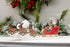 Transpac Y3954 Imports Reindeer Santa Sleigh Figurine - 14.5-inch Length, Resin, Multicolor
