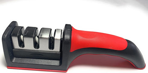 3 Stage Portable Knife Sharpener, Anti-slip Tool to Repair, Restore, and Polish Blades
