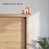 2 8 inches ZEARPT Cute Wooden Foxes Door Topper Home Frame Decor Little Fox Door Corner Thanksgiving Gift for Mom/Dad