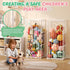 Dmticoasis Large Metal Stuffed Animal Storage Zoo, Metal Stuffed Animal Holder Organizer with Elastic Cord