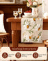 13"x 72" Counter Canvas Embroidered Table Runner - Coffee Table Runner for Living Room Narrow Tablerunner for Dining