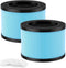 MK01 Air Filter Replacement for AROEVE MK01 MK06, ToLife TZ-K1, Kloudi DH-JH01, 4-in-1 H13 HEPA Filter, 2 Pack