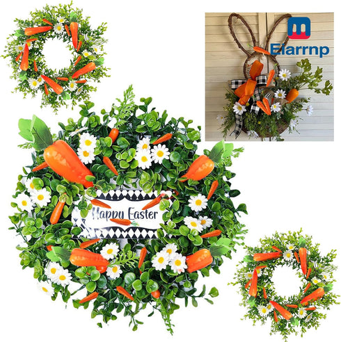 4 Pcs Artificial Fake Vegetables Carrots Decor - Faux Lifelike Simulation Plastic Carrot for Home House Kitchen Party