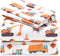 Joiedomi Kids Twin Sheet Set Construction Vehicle - 3 Piece Soft Microfiber