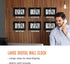 MARATHON Large Digital Wall Clock - 8” Display, Black - Easy to Read