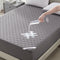 Waterproof Mattress Protector, Noiseless Twin Size Pad with Deep Pocket, Soft & Breathable Cover for Bedroom (Gray)