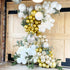 KOMOREBI 10 Inch White Balloons - 100pcs Plain Latex Balloons for Birthday, Engagement, Wedding, Baby Shower Decorations